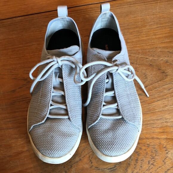 Merrell Gridway Glacier Grey shoes moccasins Size 7 - Picture 3 of 9